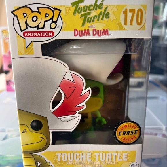 Funko Other - New Funko Pop Animated 170 Touche Turtle Hanna Barbera CHASE Vaulted New